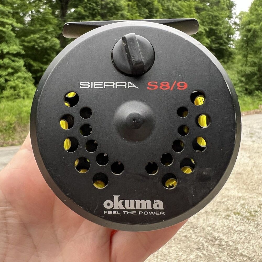 Okuma Sierra S 8/9 Fly Fishing Reel - Size 8/9 - 1 Bearing - Left Or Right Hand